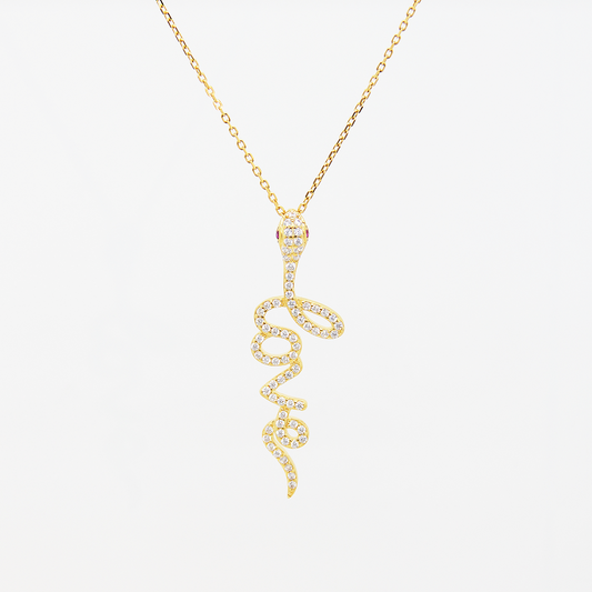 Love Serpens Pendant Necklace