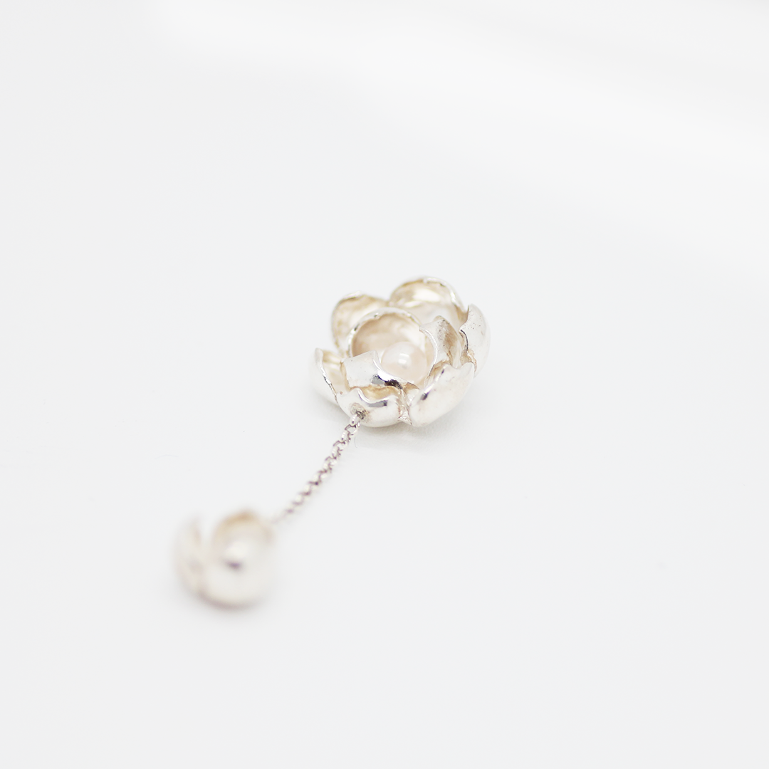 Jasmine Flower Pendant Necklace