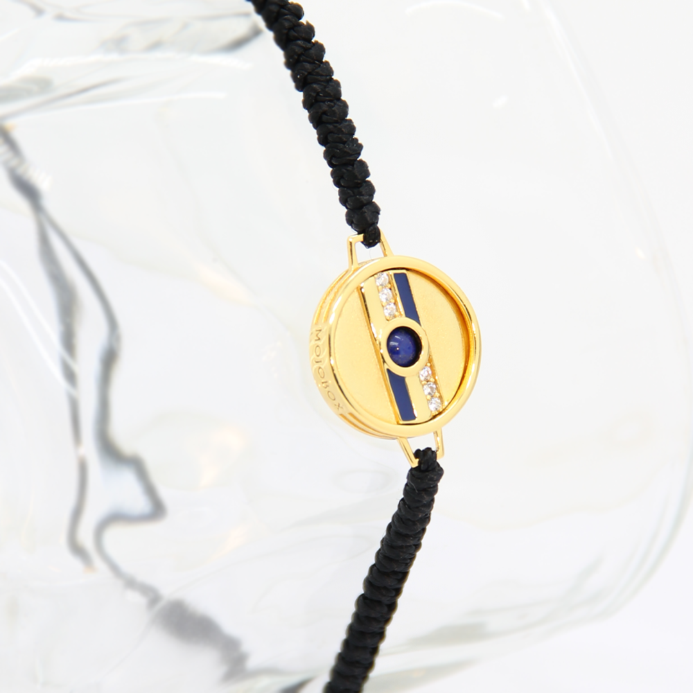 Orblink Axis Leather Bracelet