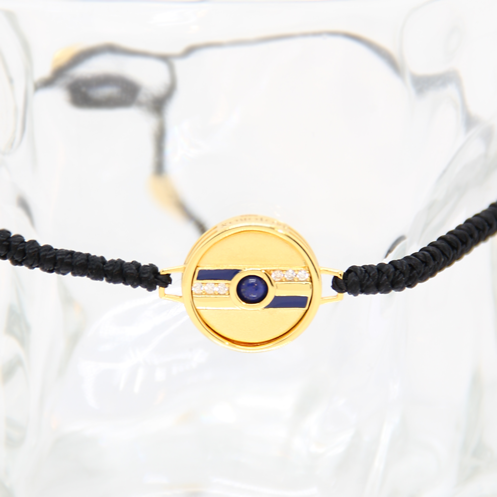 Orblink Axis Leather Bracelet