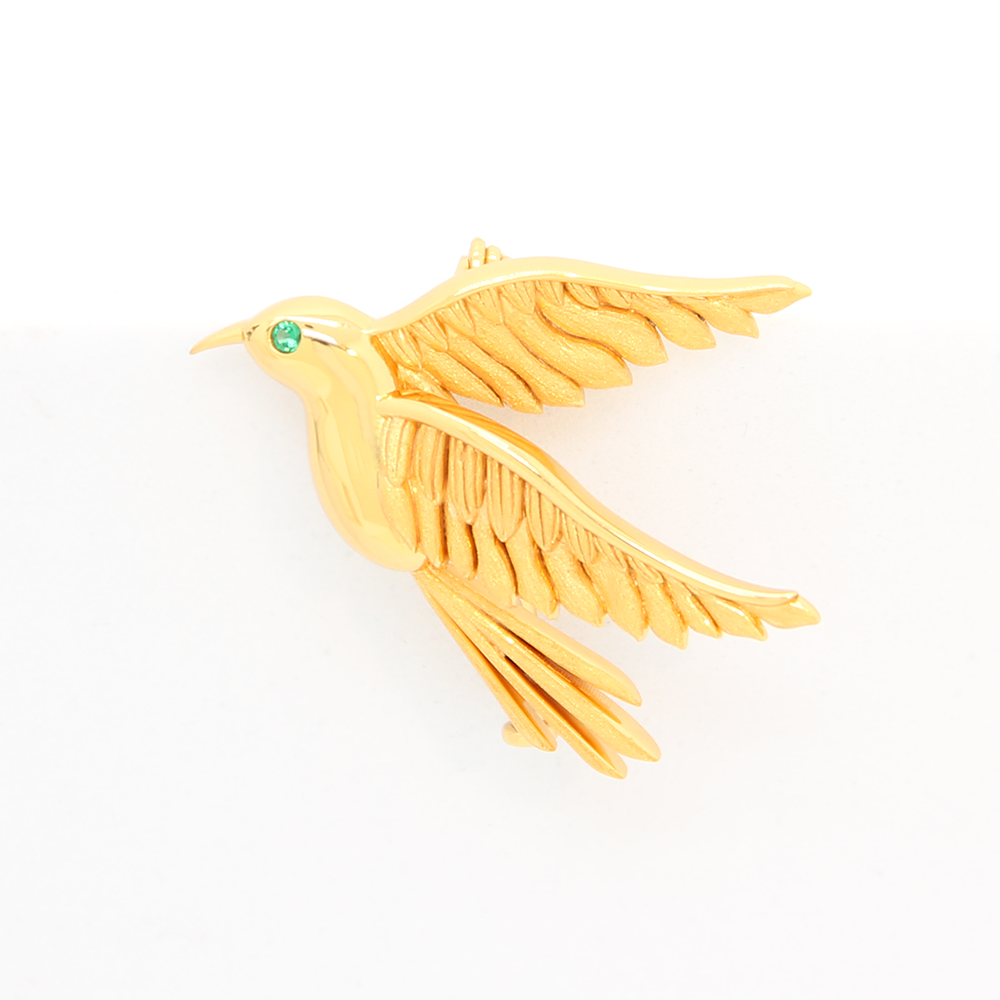 Bluebird Brooch