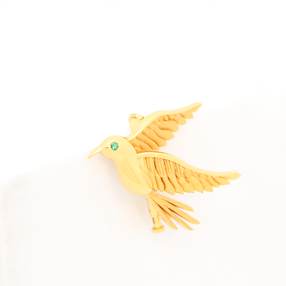 Bluebird Brooch