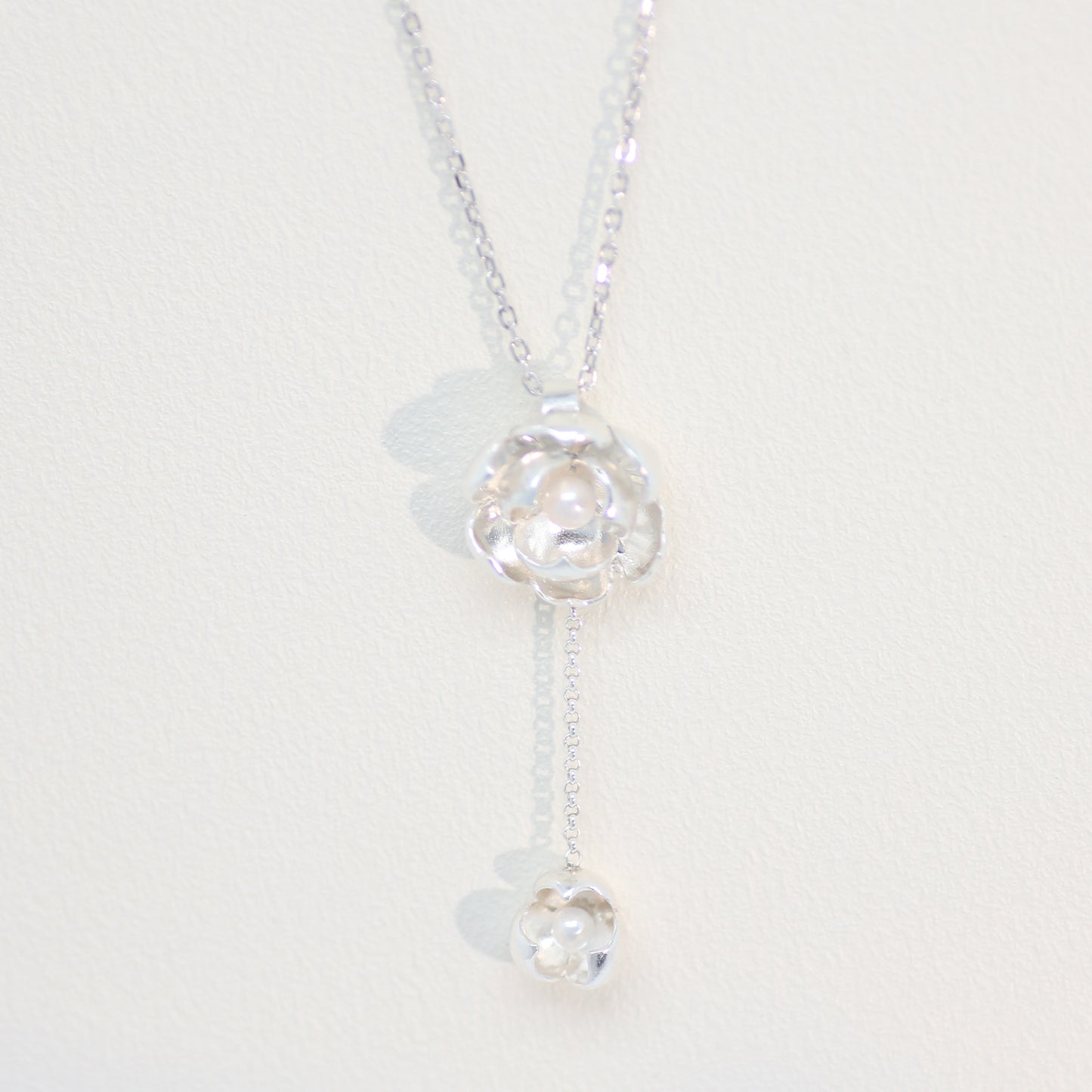 Jasmine Flower Pendant Necklace