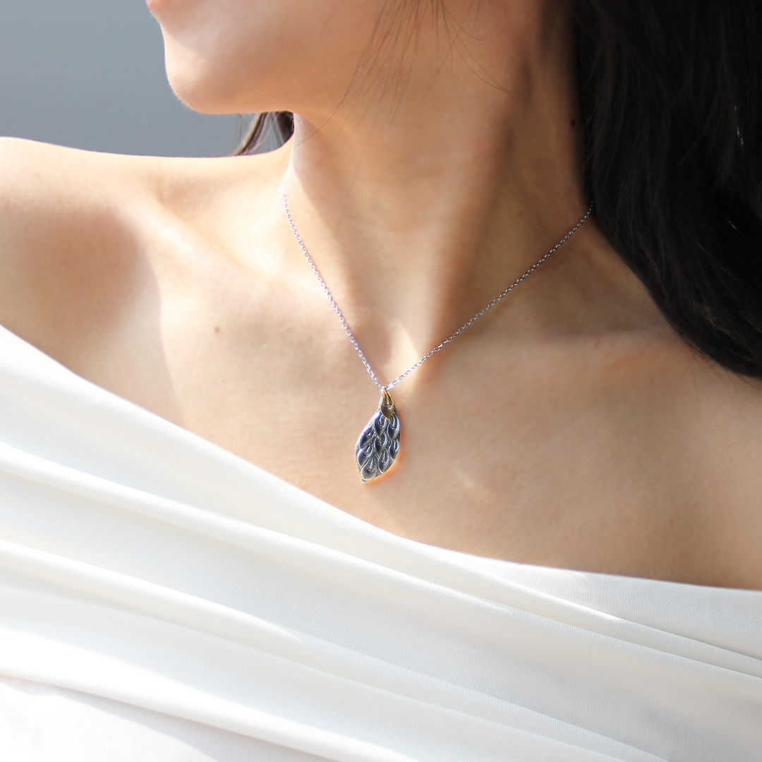 Feather of the Phoenix Necklace