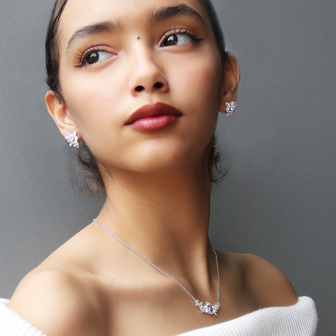 Osmanthus flower Stud Earrings