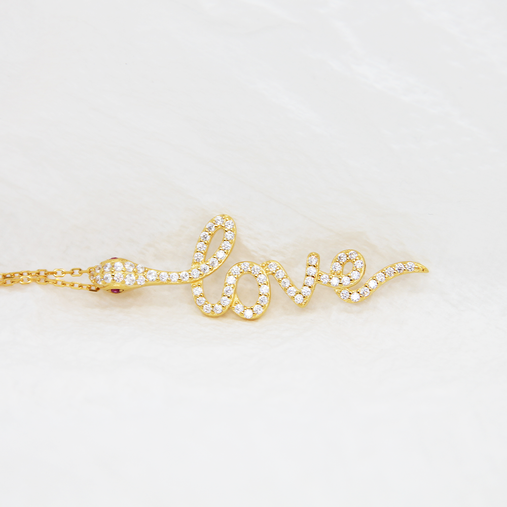 Love Serpens Pendant Necklace