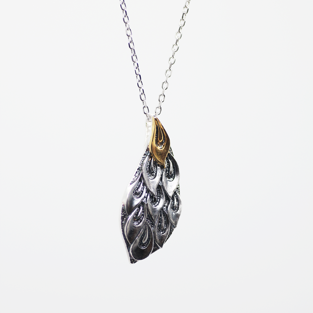 Feather of the Phoenix Necklace
