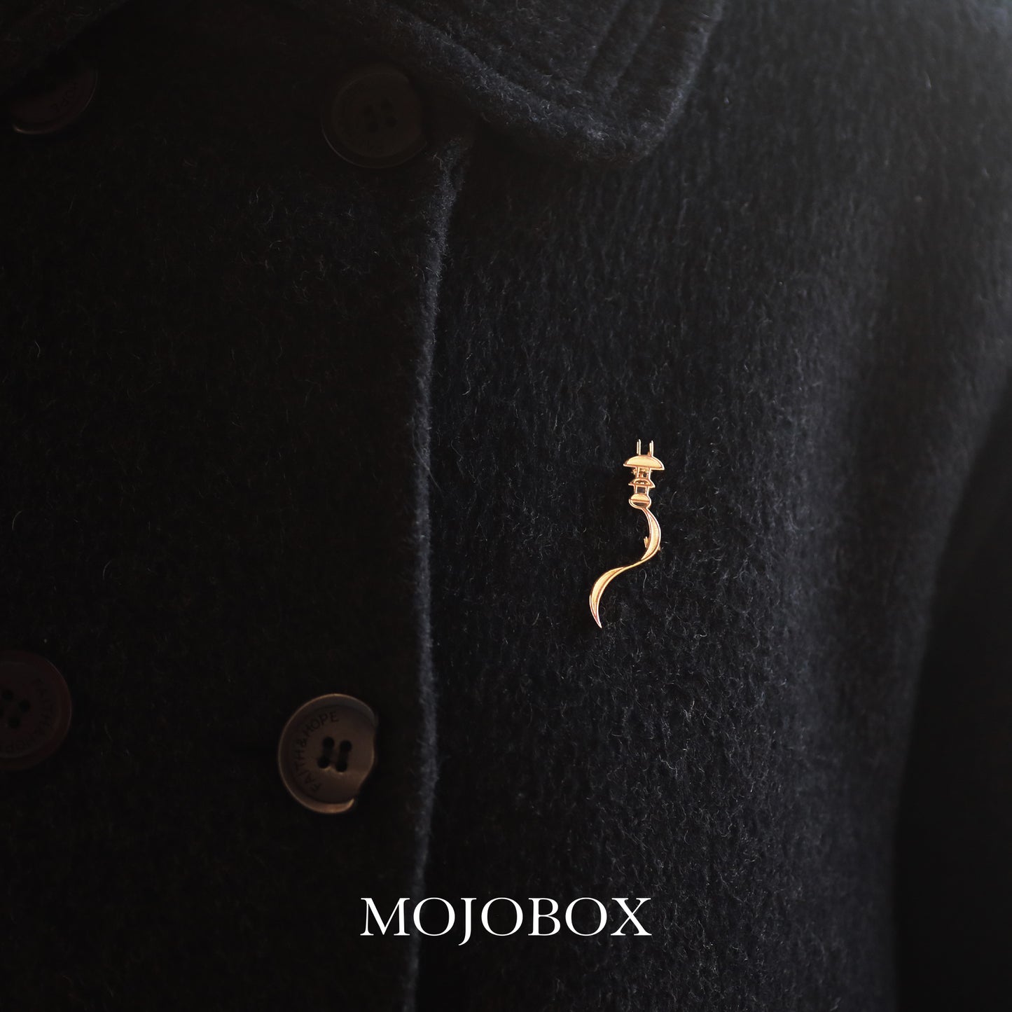 Golden Loong Brooch