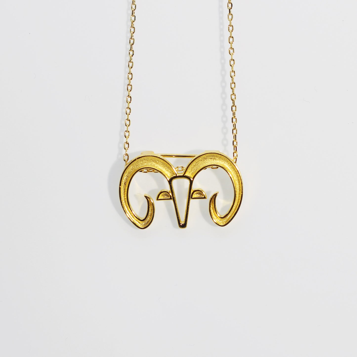 Golden Aries Brooch
