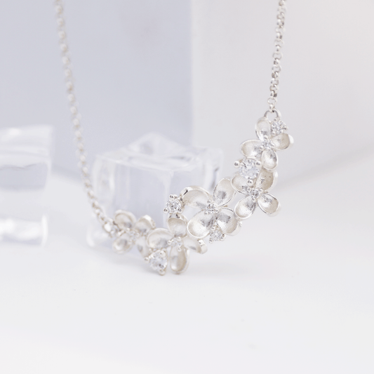 Osmanthus flower Charm Necklace