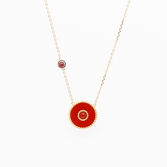 Twilight Bloom Charm Necklace
