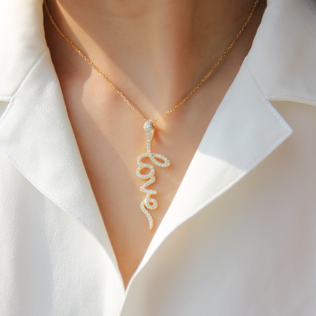 Love Serpens Pendant Necklace