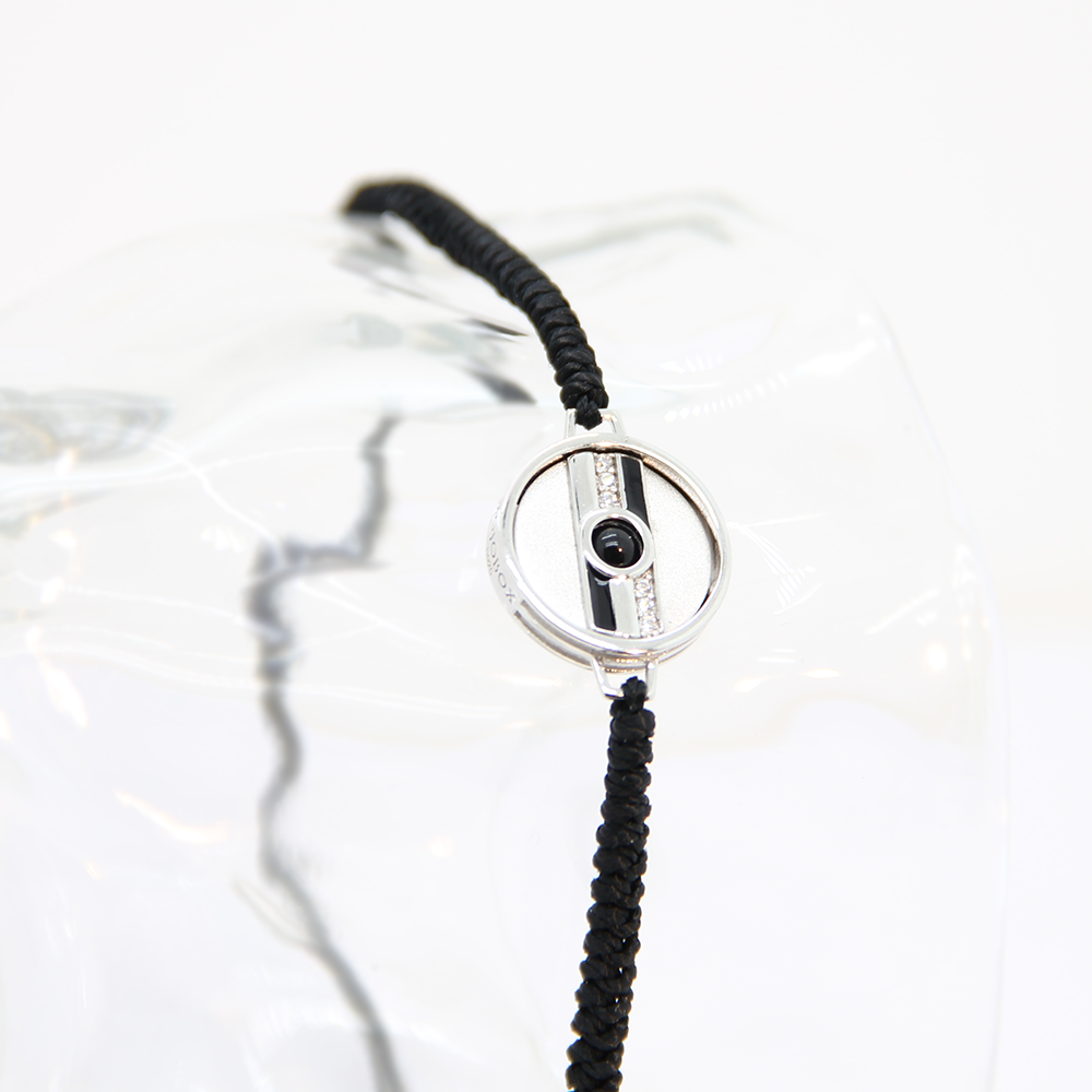 Orblink Axis Leather Bracelet