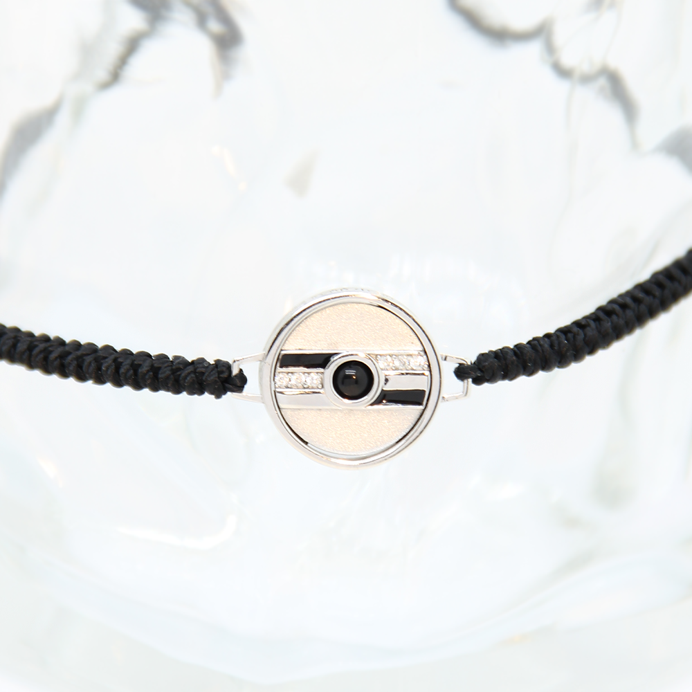 Orblink Axis Leather Bracelet
