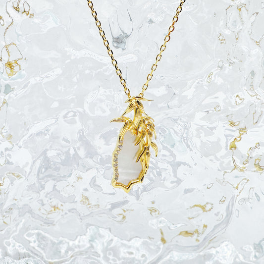 Bamboo Reverie Pendant Necklace