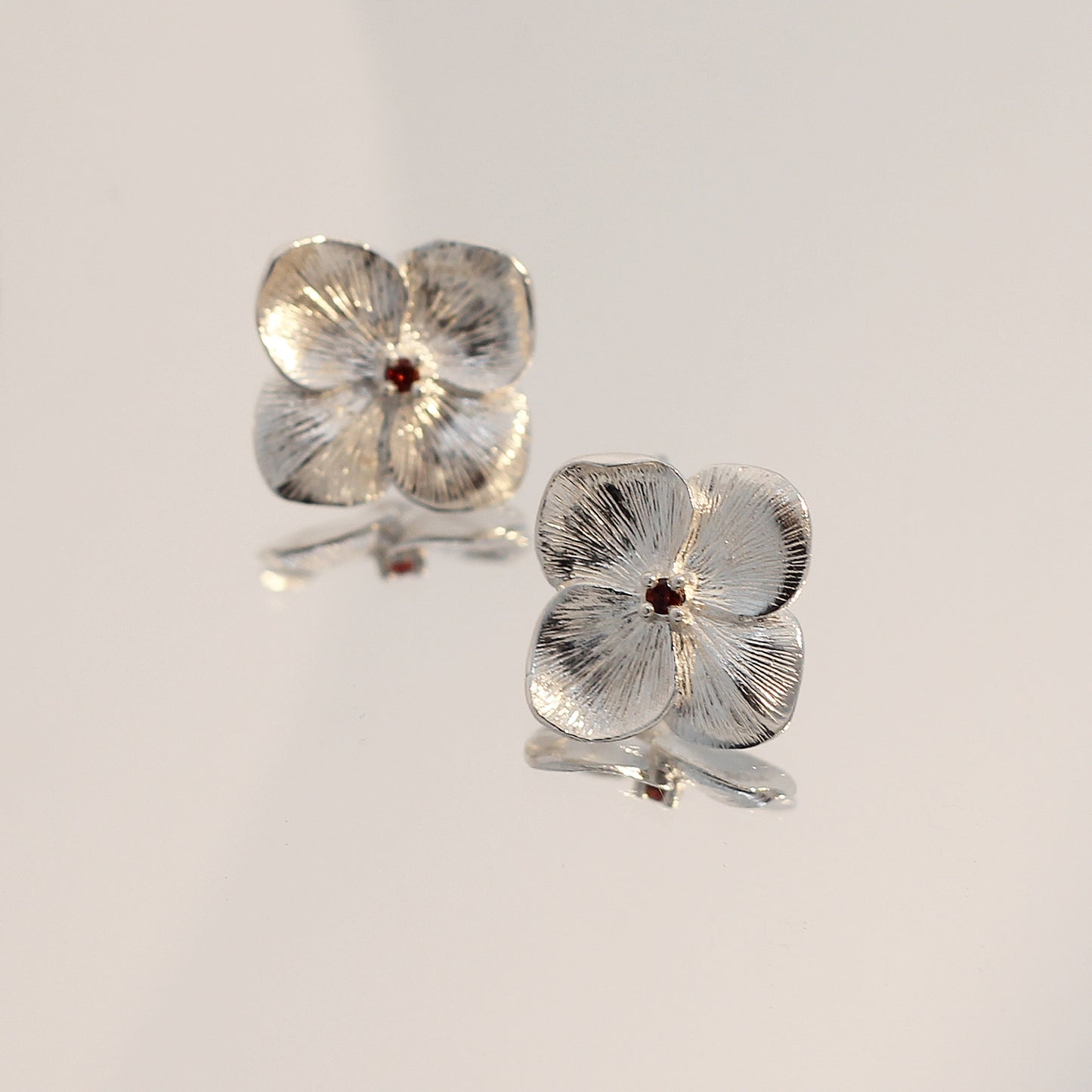 Hydrangea Stud Earrings